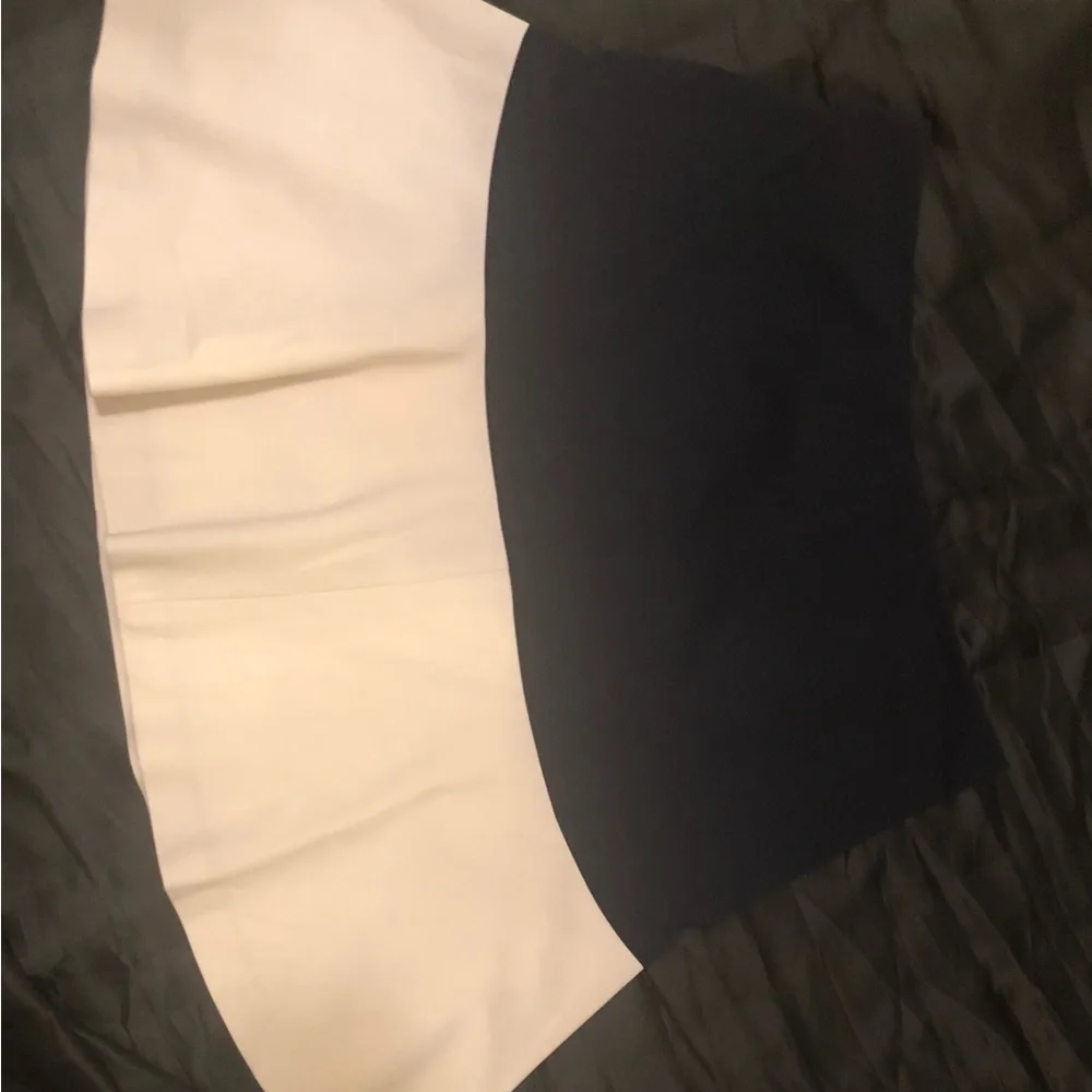 Tommy Hilfiger Black and Cream A-Line Skirt - Picture 5 of 5